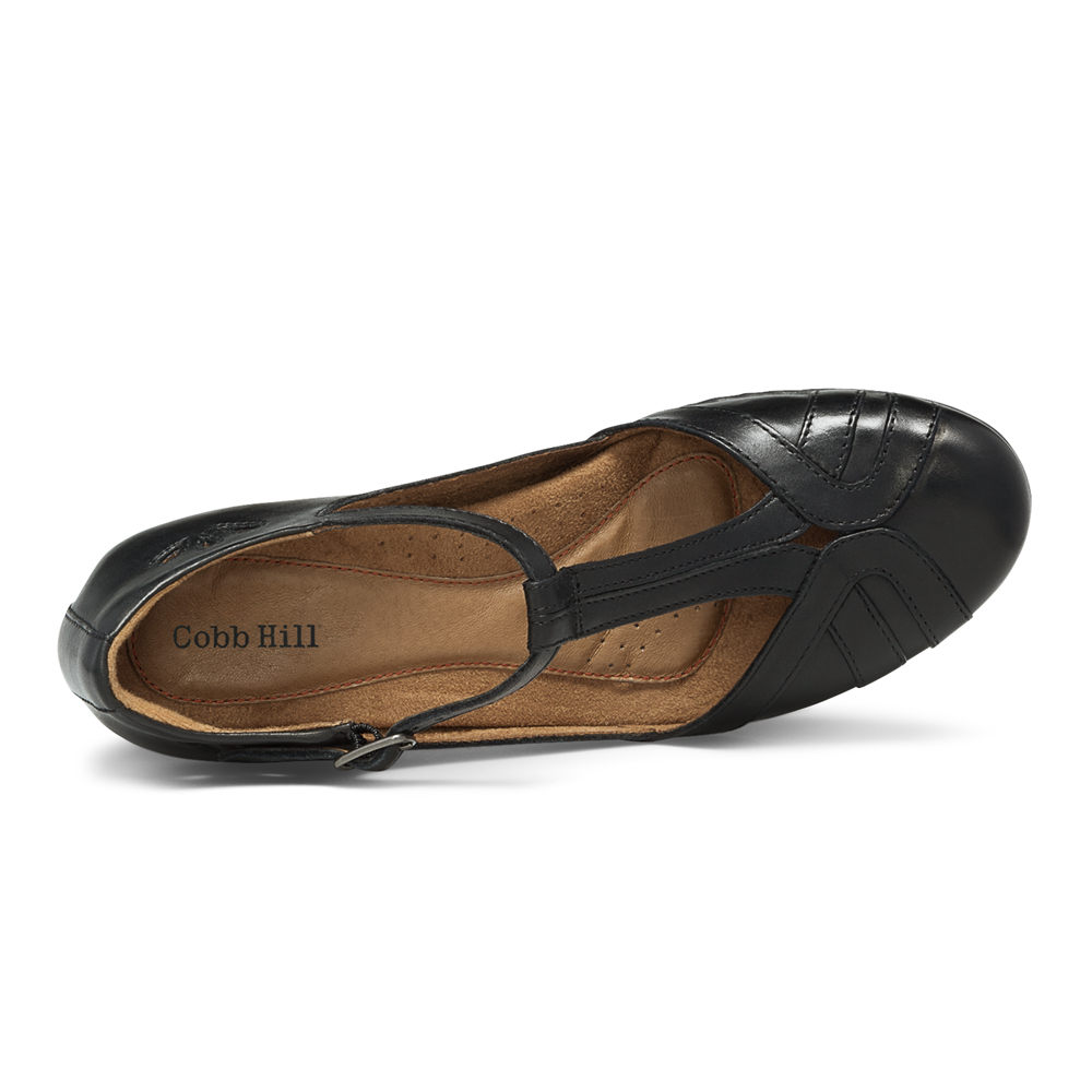 Rockport Heels For Womens Black - Cobb Hill Angelina - CH5724968
